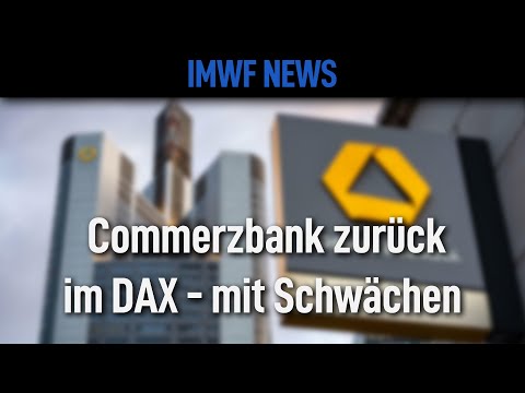 Commerzbank DAX Schwächen