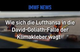 Lufthansa David-Goliath-Falle Klimakleber